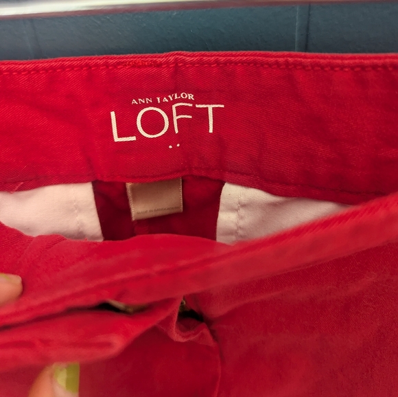 Red Women's Shorts - Picture 4 of 4